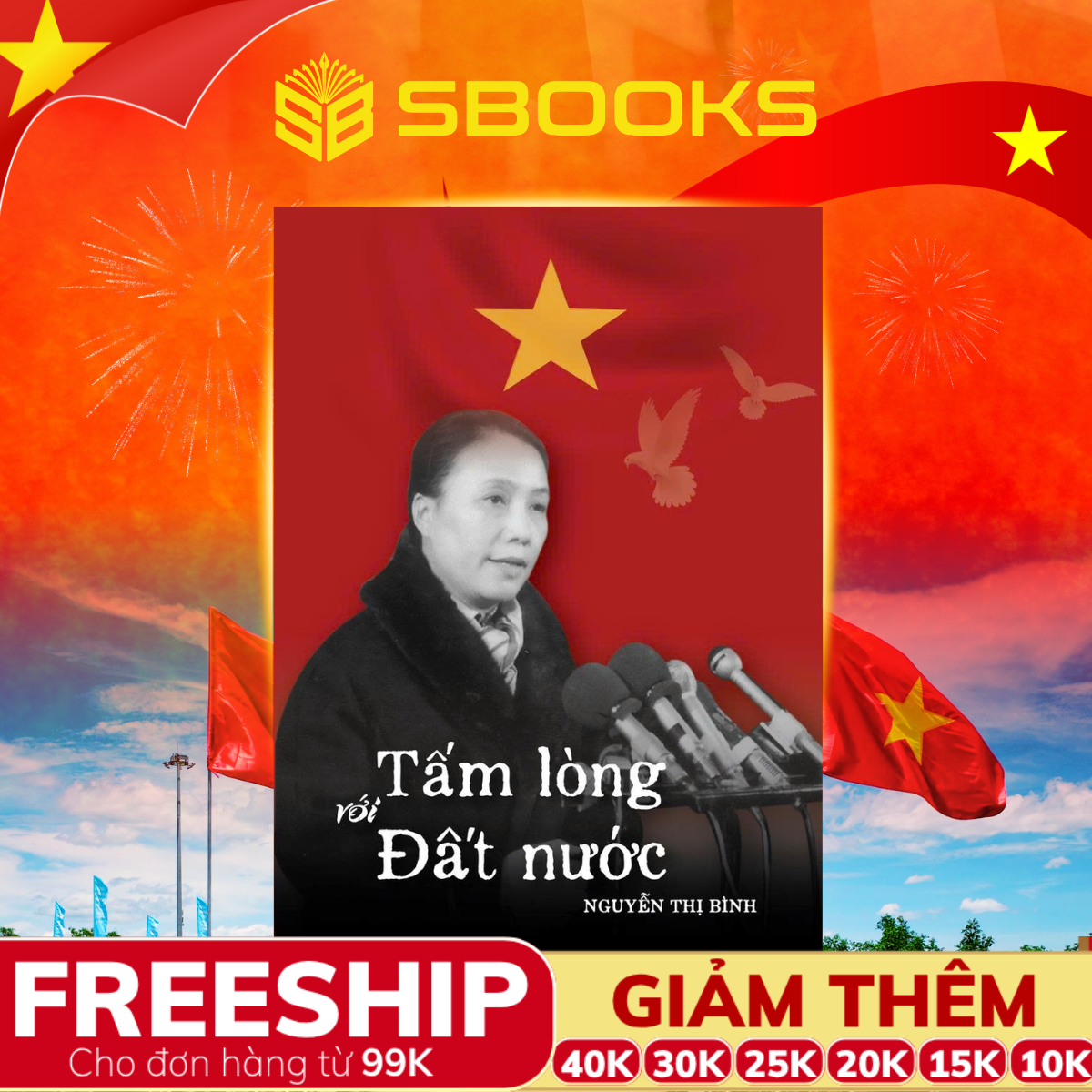 Sách Tấm lòng với Đất Nước – Dấu ấn của nguyên Phó Chủ tịch nước Nguyễn Thị Bình